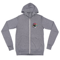 Dino Skull Unisex zip hoodie