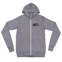 Rainbow Vibes Unisex zip hoodie