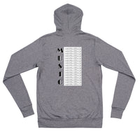 Music Unisex zip hoodie