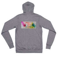 Proud Unisex zip hoodie