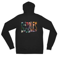 Bubbles Unisex zip hoodie