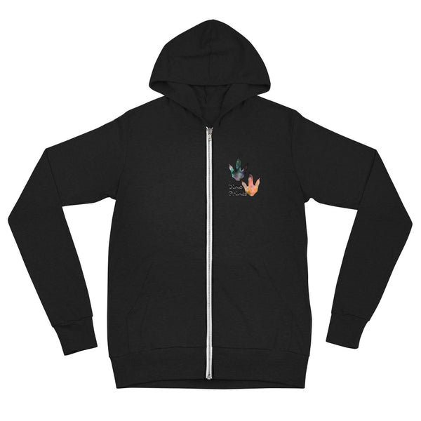 Dino Prints Unisex zip hoodie