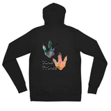 Dino Prints Unisex zip hoodie