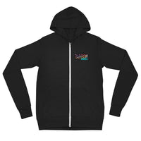 Rainbow Vibes Unisex zip hoodie