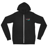 Rainbow Vibes Unisex zip hoodie