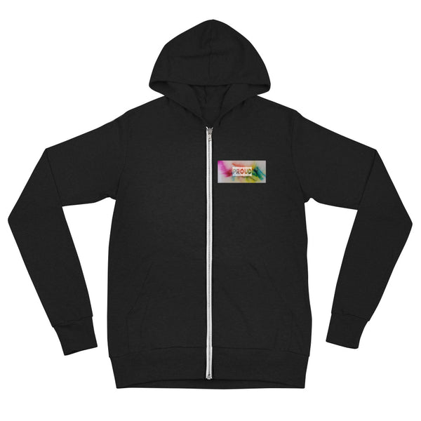 Proud Unisex zip hoodie