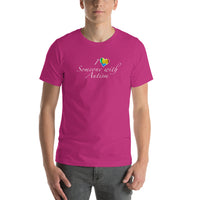 I heart someone with Autism Short-Sleeve Unisex T-Shirt
