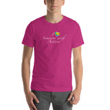 I heart someone with Autism Short-Sleeve Unisex T-Shirt