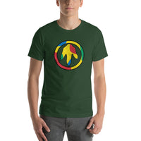 Autism Dino Peace Short-Sleeve Unisex T-Shirt