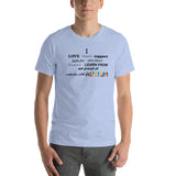 I _ someone with Autism Short-Sleeve Unisex T-Shirt
