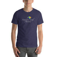 I heart someone with Autism Short-Sleeve Unisex T-Shirt