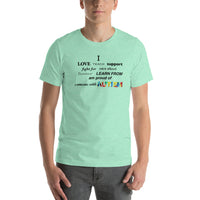 I _ someone with Autism Short-Sleeve Unisex T-Shirt