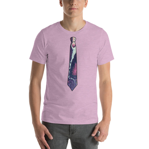Purple Pour Tie Short-Sleeve Unisex T-Shirt