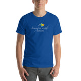 I heart someone with Autism Short-Sleeve Unisex T-Shirt