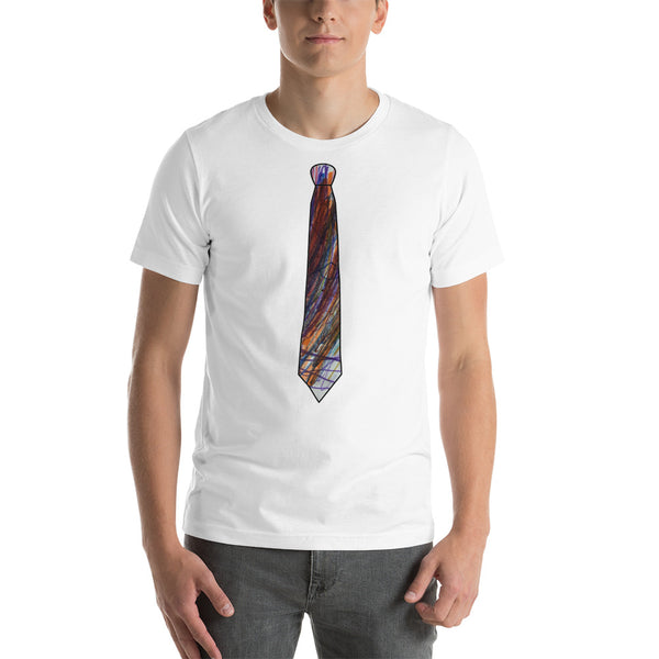 Marker Tie Short-Sleeve Unisex T-Shirt