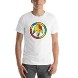 Autism Dino Peace Short-Sleeve Unisex T-Shirt