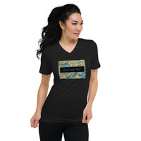 Just say yes Unisex Short Sleeve V-Neck T-Shirt