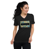Just say yes Unisex Short Sleeve V-Neck T-Shirt