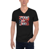 Tear it up Unisex Short Sleeve V-Neck T-Shirt
