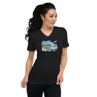 Science Vibes Unisex Short Sleeve V-Neck T-Shirt