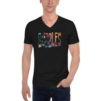 Bubbles Unisex Short Sleeve V-Neck T-Shirt