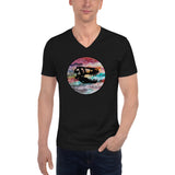 Dino Skull Unisex Short Sleeve V-Neck T-Shirt