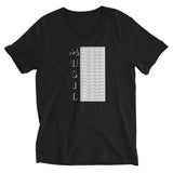 Music Unisex Short Sleeve V-Neck T-Shirt