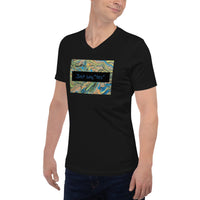 Just say yes Unisex Short Sleeve V-Neck T-Shirt