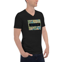 Just say yes Unisex Short Sleeve V-Neck T-Shirt
