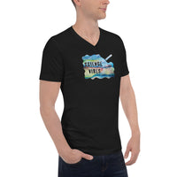 Science Vibes Unisex Short Sleeve V-Neck T-Shirt