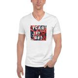 Tear it up Unisex Short Sleeve V-Neck T-Shirt