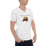 S’mores Unisex Short Sleeve V-Neck T-Shirt