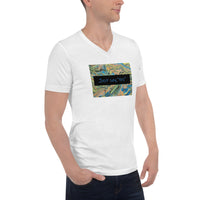 Just say yes Unisex Short Sleeve V-Neck T-Shirt