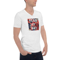 Tear it up Unisex Short Sleeve V-Neck T-Shirt