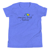 I heart someone with Autism Youth Short Sleeve T-Shirt
